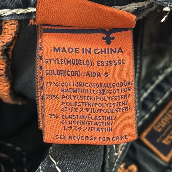 Rock Revival Aida Skinny Jeans Bling Concert Rodeo Women’s size 27 Buckle - Picture 8 of 16